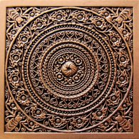 Moneli Decor - Centros De 8X8X0,8 Cobre Brillo